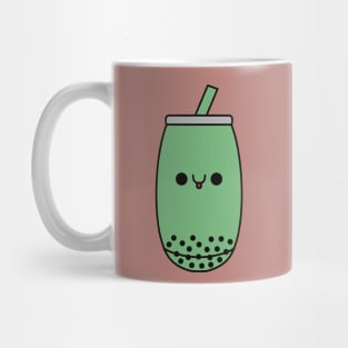 Cute Kawaii Honeydew Bubble Tea Mug